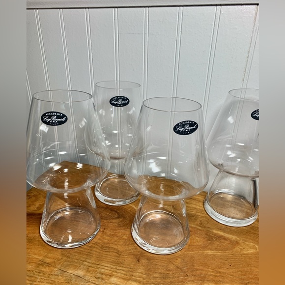 Set of 4 Luigi Bormioli Crystal Italian Beer Steins Glasses - Picture 4 of 4